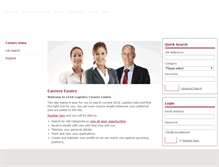 Tablet Screenshot of careers.au.cevalogistics.com